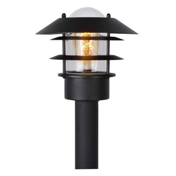 Candélabre extérieur moderne noir, Zico, IP44