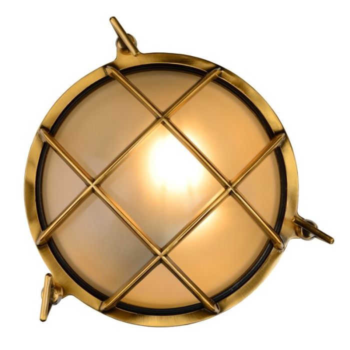 Luminaire extérieur rétro dorée, Dudley, IP65
