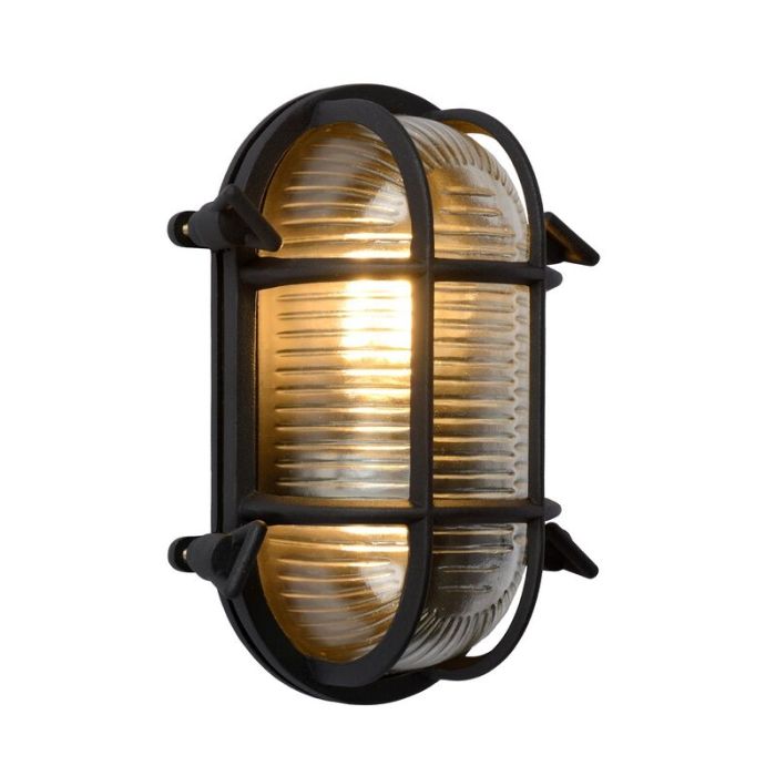Luminaire extérieur rétro noire, Dudley, IP65