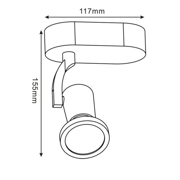Spot plafond moderne blanc, Jaster