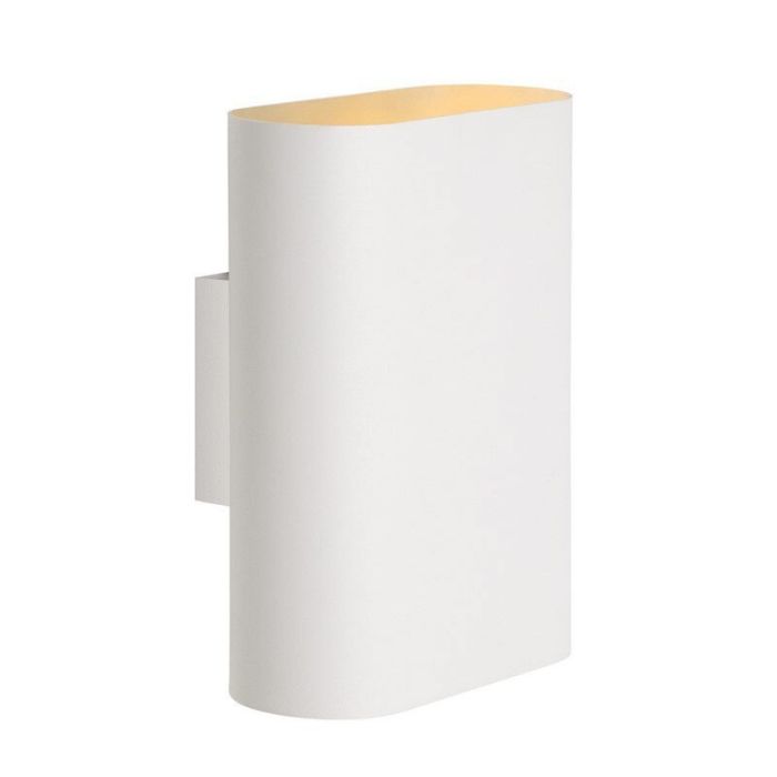Applique up and down moderne blanche, Ovalis
