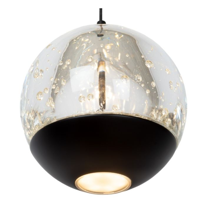 Suspension moderne noire, Sentubal, 5,2W, 2700K LED