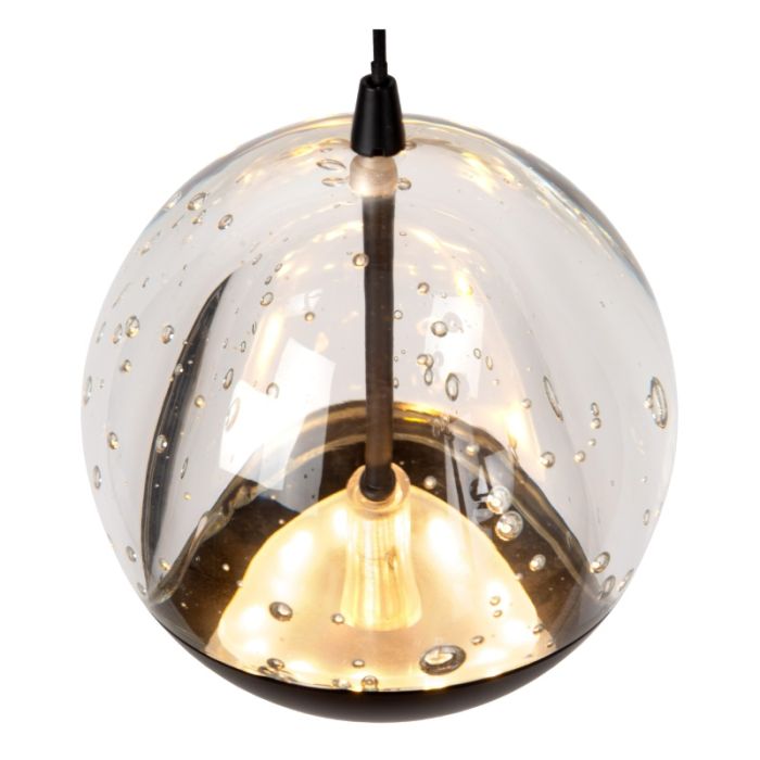 Suspension moderne noire, Sentubal, 5,3W, 2700K LED