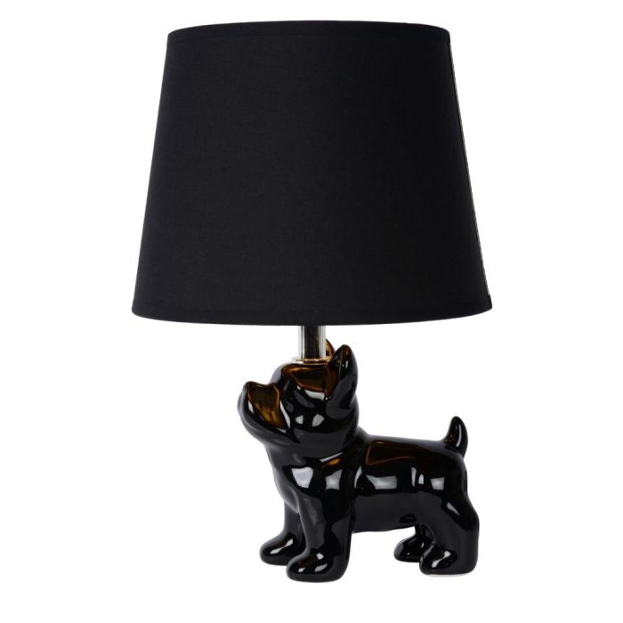 Lampe de table rétro noire, Extravaganza Sir Winston, avec interrupteur