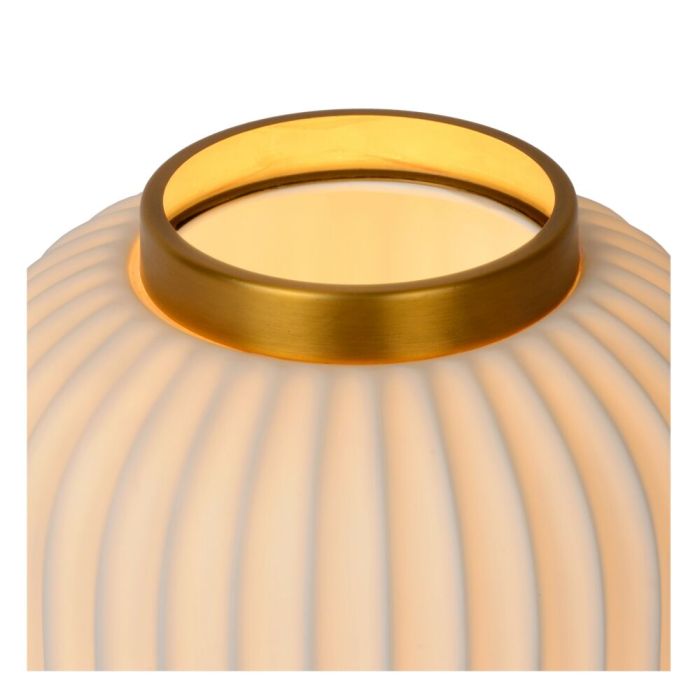Lampe de table rétro blanche, Gosse, avec interrupteur
