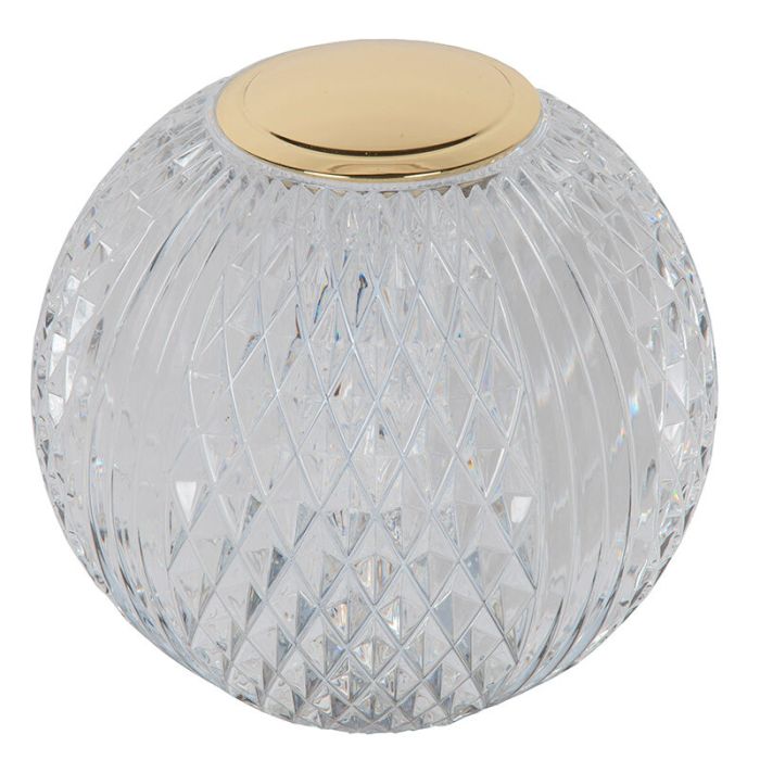 Lampe de table moderne transparente, Cintra, 1,5W, 2700K LED, gradable en 3 étapes