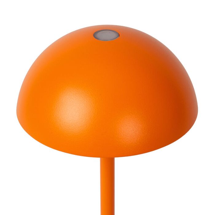 Lampe de table extérieur rétro orange, Joy, 1,5W, 3000K LED, IP54, avec variateur tactile