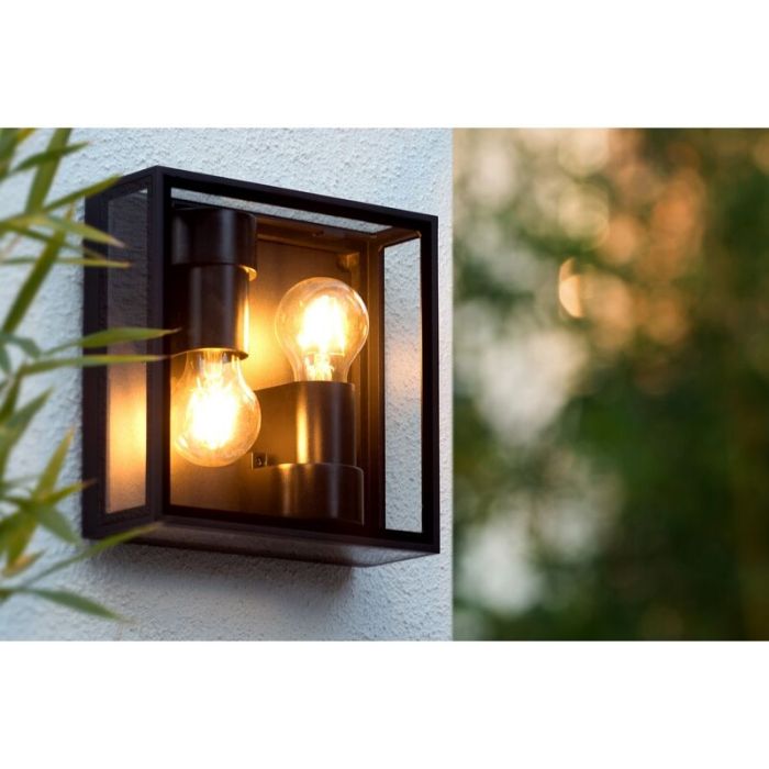 Lampe plafond moderne noire, Dukan, IP65
