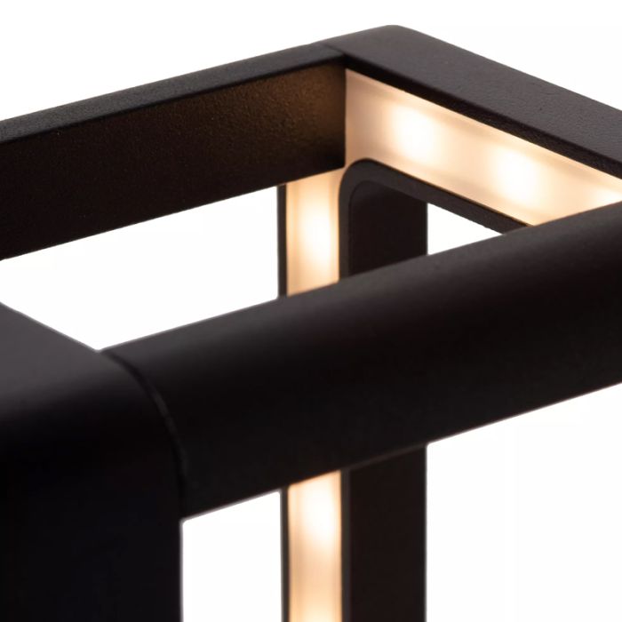 Luminaire extérieur moderne noir, Narvik, 9,2W, 3000K LED, IP65
