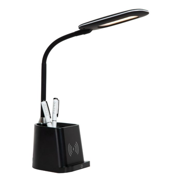 Lampe de bureau moderne noire, Penny, 4,7W, 3000K LED, avec interrupteur