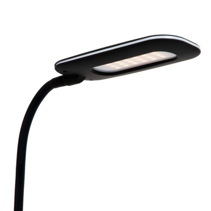 Lampe de bureau moderne noire, Penny, 4,7W, 3000K LED, avec interrupteur