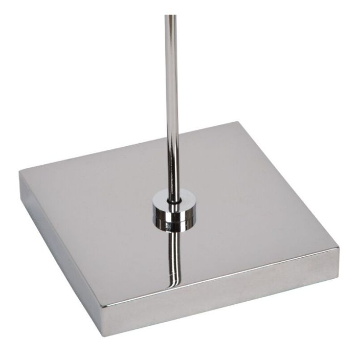Lampadaire liseuse moderne chromé, Aaron, 12W, 2700K LED, avec variateur tactile