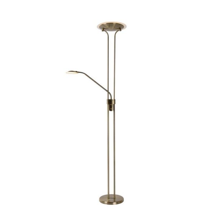 Lampadaire liseuse moderne bronze, Champion, 20W, 3000K LED, avec interrupteur