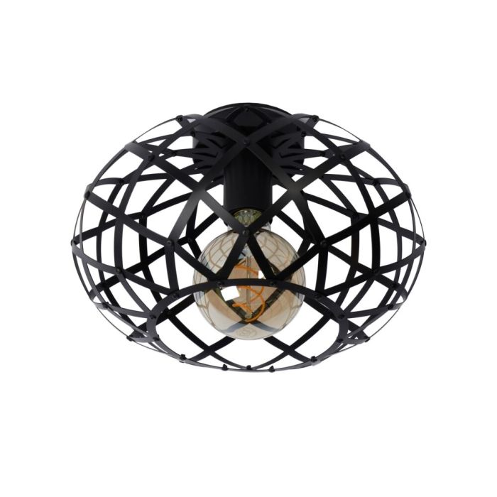 Lampe plafond moderne noire, Wolfram