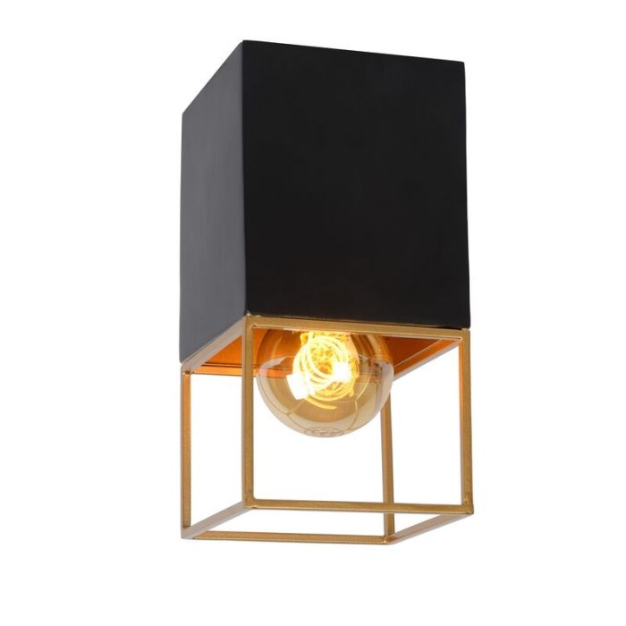 Lampe plafond moderne dorée, Rixt