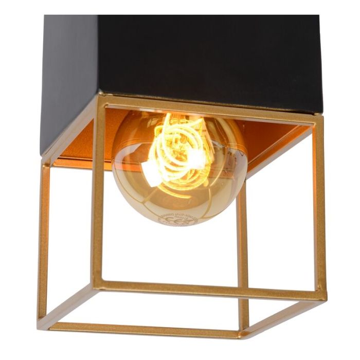 Lampe plafond moderne dorée, Rixt