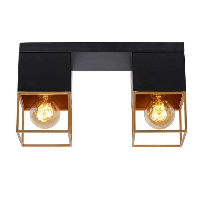 Lampe plafond moderne dorée, Rixt