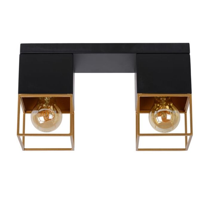 Lampe plafond moderne dorée, Rixt