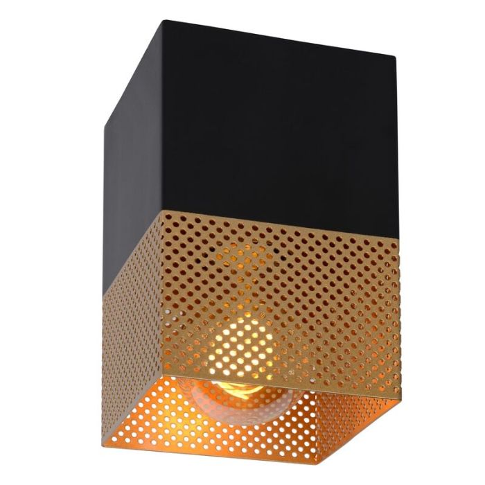 Lampe plafond moderne dorée, Renate