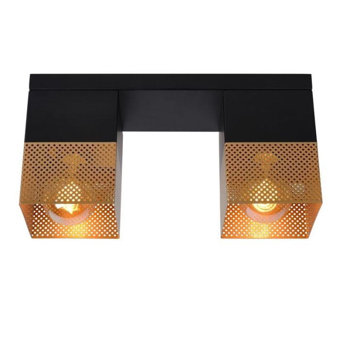 Lampe plafond moderne dorée, Renate