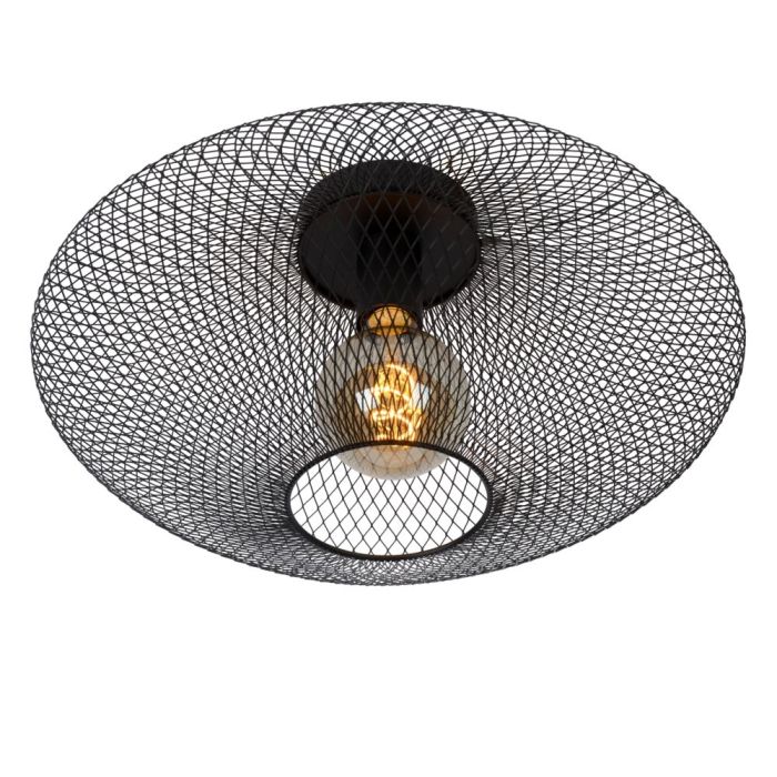 Lampe plafond moderne noire, Mesh
