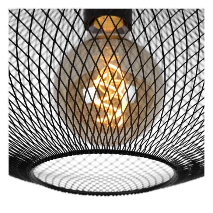 Lampe plafond moderne noire, Mesh