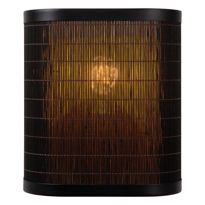 Applique murale en bambou noire, Tagalog