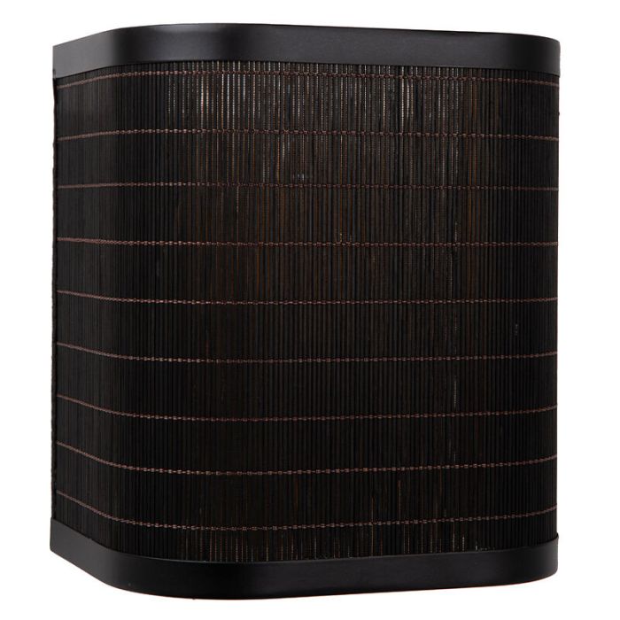 Applique murale en bambou noire, Tagalog
