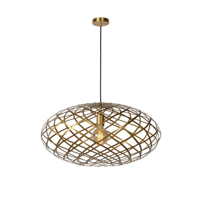 Suspension moderne dorée, Wolfram