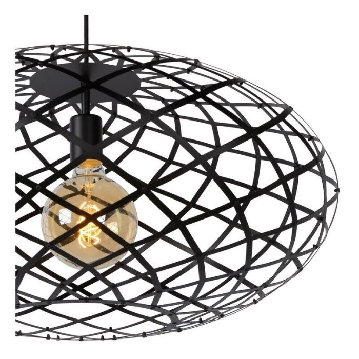 Suspension table à manger moderne noire, Wolfram