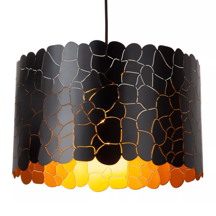 Suspension moderne noire, Almelo