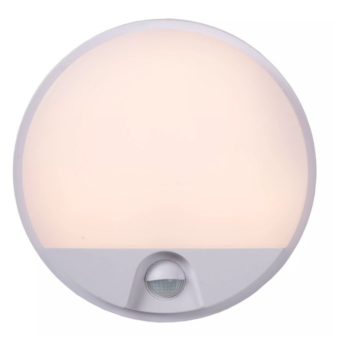 Applique salle de bain moderne blanche, Hups Ir, 10W, 3000K LED, IP54