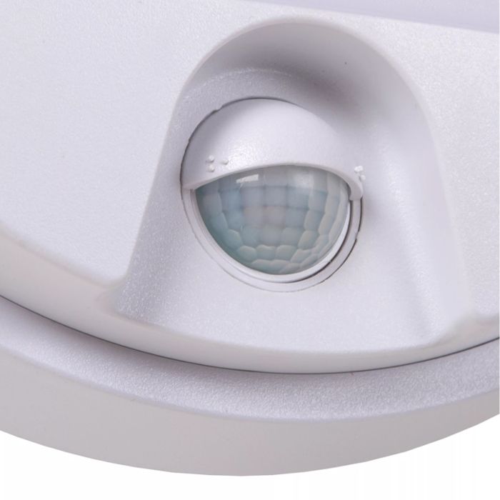 Applique salle de bain moderne blanche, Hups Ir, 10W, 3000K LED, IP54