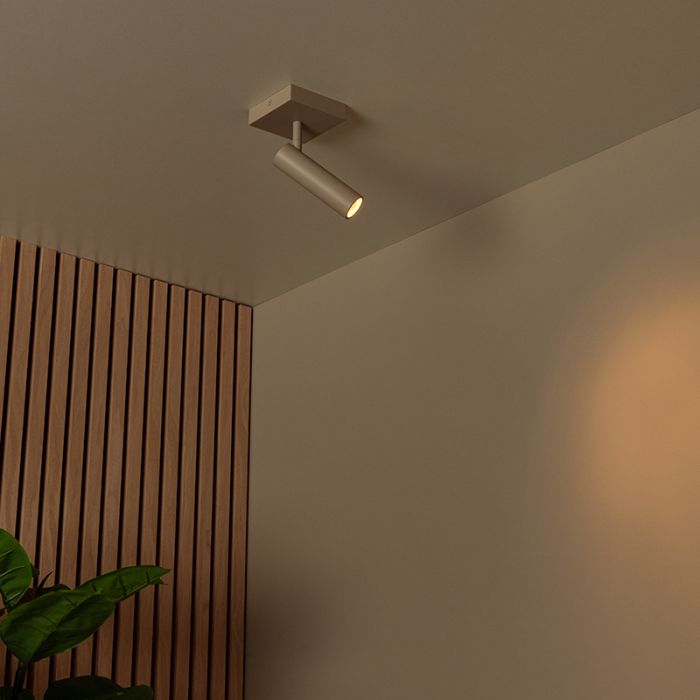 Spot plafond moderne taupe, Grado