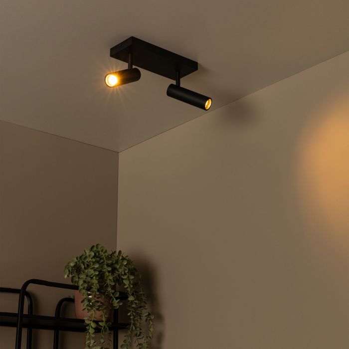 Spot plafond moderne noir, Grado