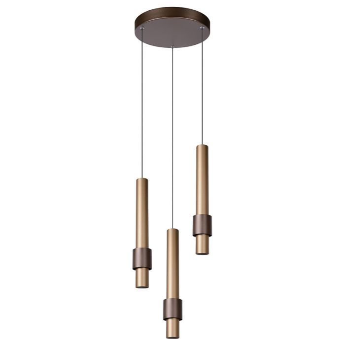Suspension moderne marronne, Margary, 4W, 2700K LED