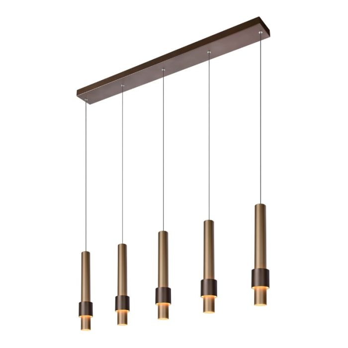 Suspension moderne marronne, Margary, 4,2W, 2700K LED