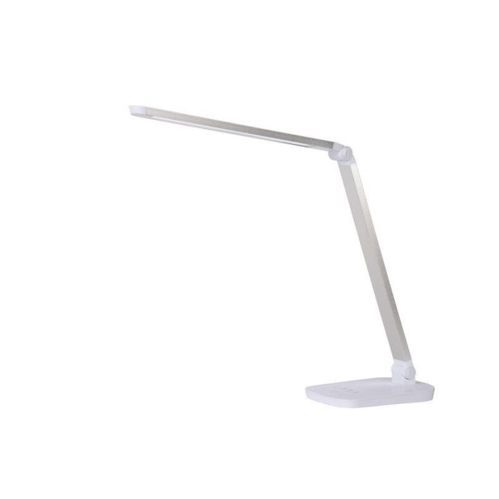 Lampe de bureau moderne blanche, Vario, 8W, 2700K LED