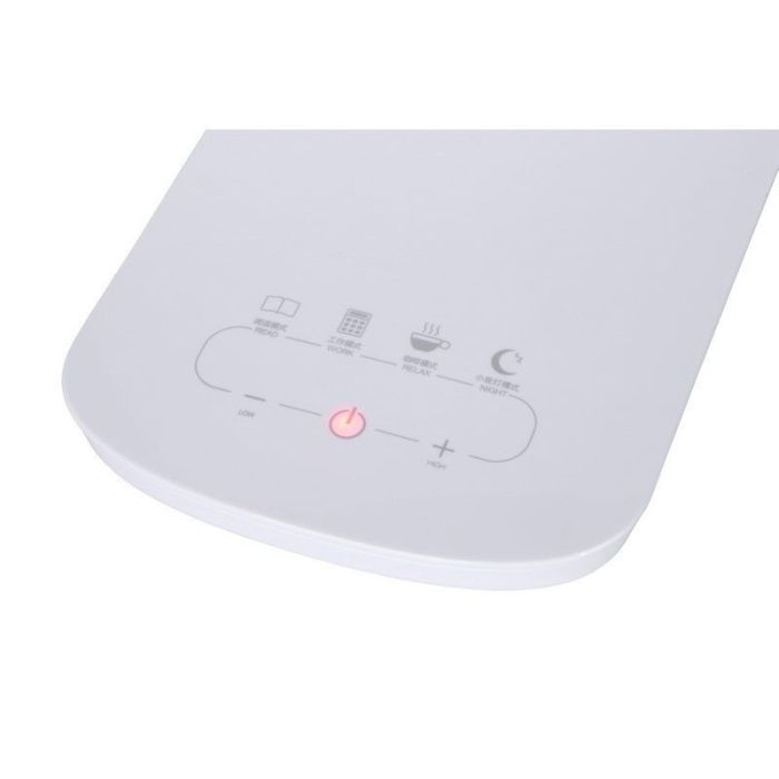 Lampe de bureau moderne blanche, Vario, 8W, 2700K LED