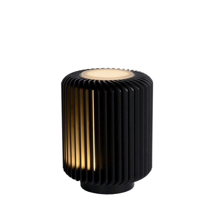 Lampe de table moderne noire, Turbin, 5W, 3000K LED, avec interrupteur