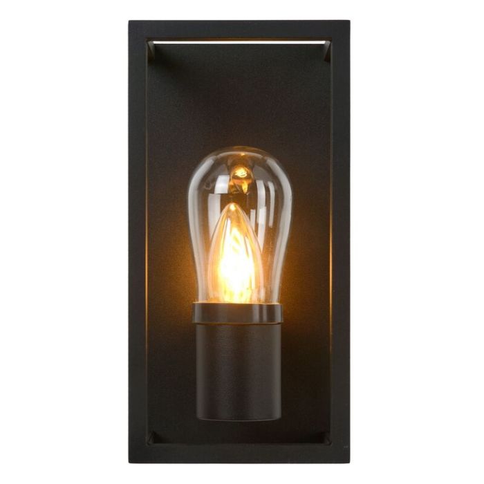 Applique murale moderne noire, Carlyn, IP54