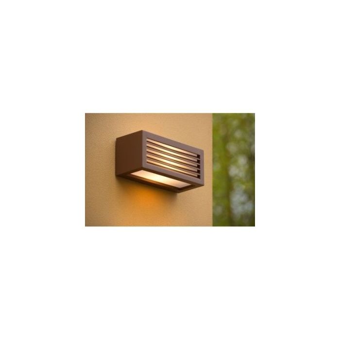 Luminaire extérieur moderne couleur rouille, Dimo, IP54