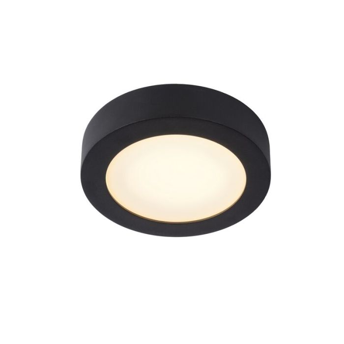 Lampe plafond moderne noire, Brice, 11W, 3000K LED, IP44