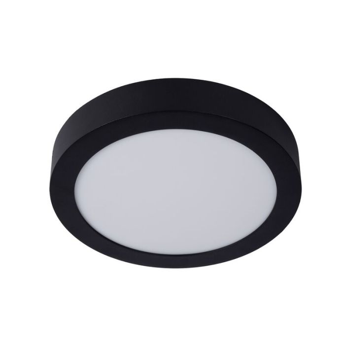 Lampe plafond moderne noire, Brice, 15W, 3000K LED, IP44