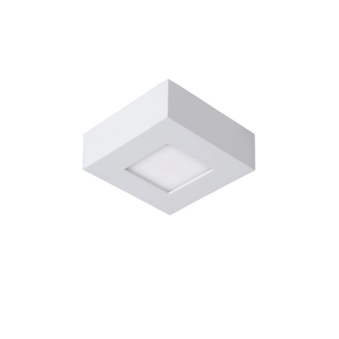 Lampe plafond moderne blanche, Brice, 8W, 3000K LED, IP44