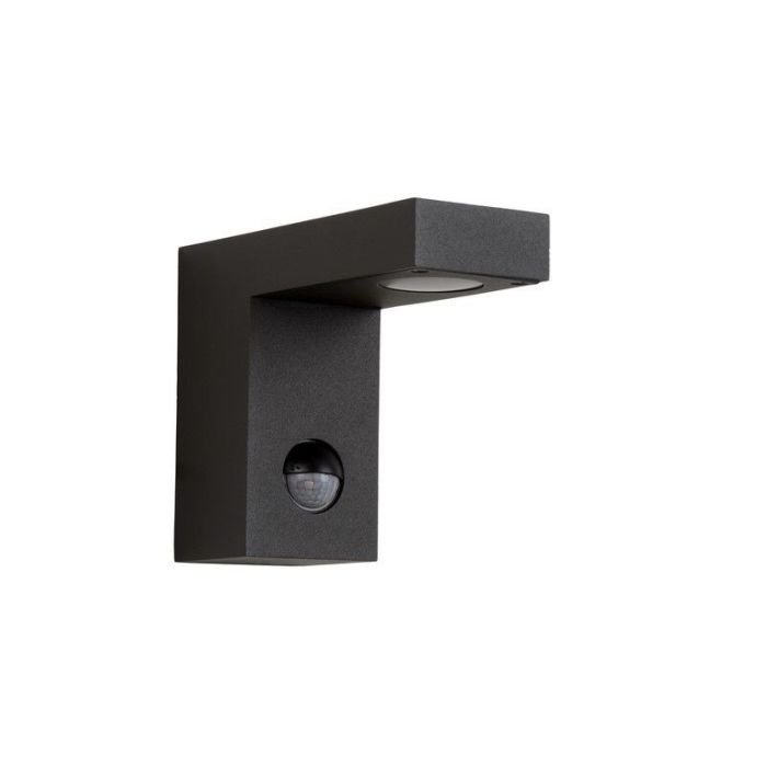 Applique extérieur avec détecteur de mouvement moderne anthracite, Texas, 6W, 3000K LED, IP54