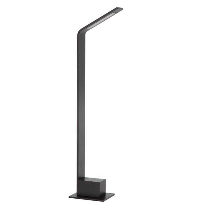 Luminaire extérieur moderne noir, Lawford, 6W, 3000K LED, IP54