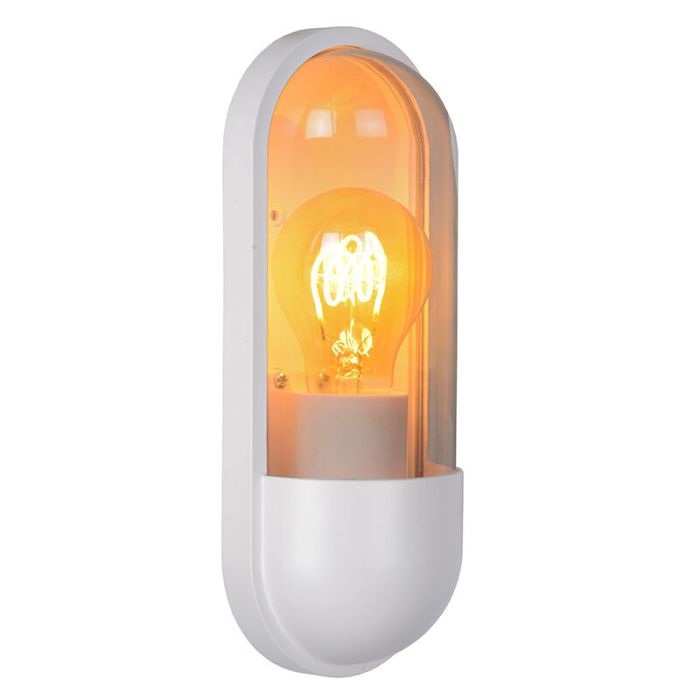 Luminaire extérieur classique blanc, Capsule, IP54