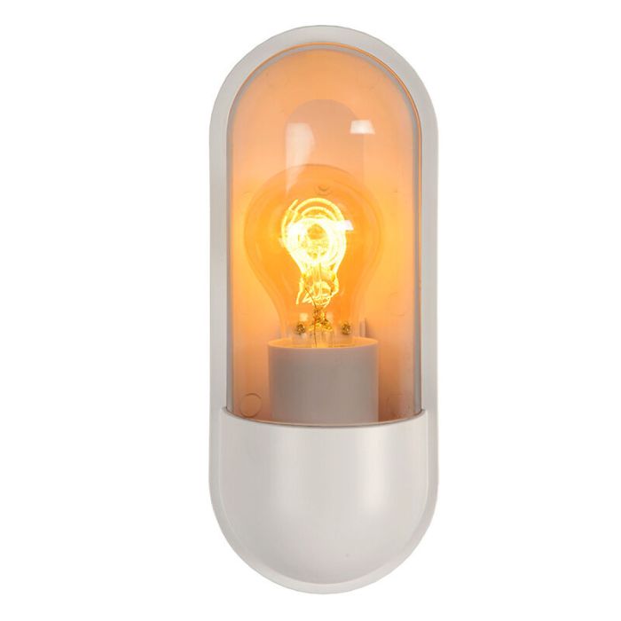 Luminaire extérieur classique blanc, Capsule, IP54