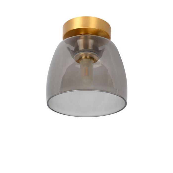 Lampe plafond rétro dorée, Tyler, IP44